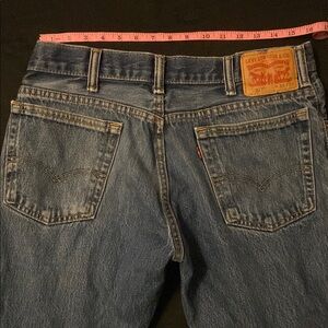 vintage slightly distressed levi 517 jeans